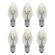 10pcs E12 Light Bulb 220v-240v 10w C7 Bulb Warm White Filament Light Incandescent Bulb/tungsten Bulb Candle Light