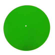 Acrylic Turntable Mat 12in Green Anti-Static Noise Reduction Slipmat