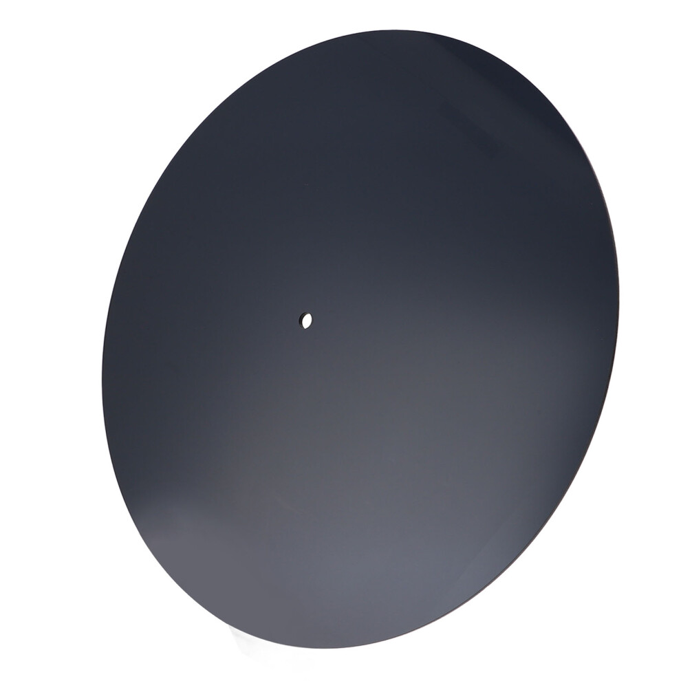 Acrylic Turntable Mat For Lp Records 12In Anti-Static Noise Reduction Black 4391337366836