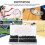 Universal Nylon Badminton String Protector Grommet 2 Sizes, Pack of 2 6