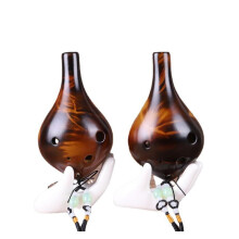 Ocarina 6-Hole Ceramic Ocarina For Beginners Starter Instrument In C Key