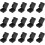 15-Piece Postal Boxes: Black Paper Mailer Shipping Boxes, Folding Storage Craft Boxes 1