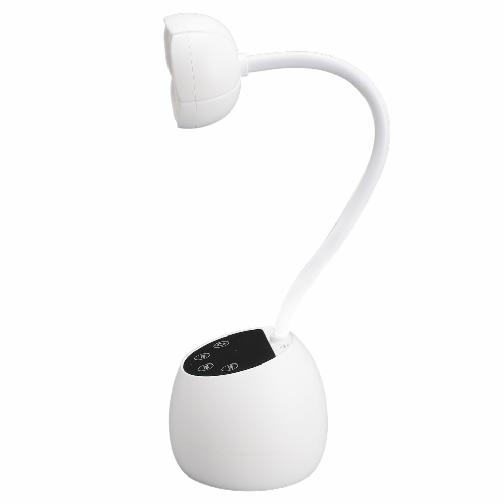 Gooseneck LED Nail Lamp Rechargeable 12 LED Beads, 1200mAh Battery