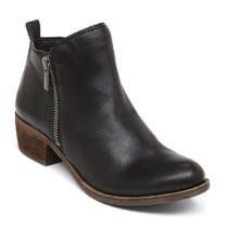 (Black(PU), EU42) Booties Casual Womens Low Heels Block Ankle Boots Round Toe Up Zip Shoes