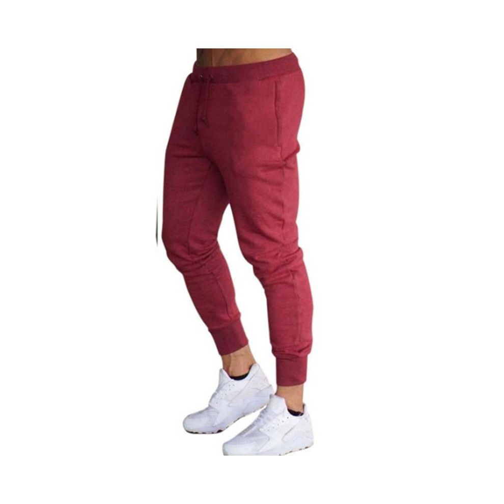 (WineRed, S) Joggers Men Women Trousers Jogging Gym Pants Lounge Bottoms Tracksuit Wear-image-OPC-PJG6T7H-NEW