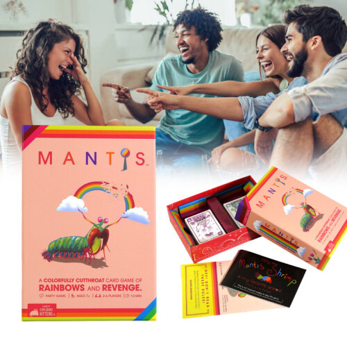Mantis Card Game By Exploding Kittens Strategy Tabletop Board Play Party Family 2