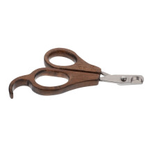 Nail Clipper For Dogs And Cats Ergonomic Wooden Handle Safe Pet Nail Trimmer Durable Grooming Tool