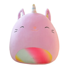 (Cat) Plush Unicorn Cat Toy Cartoon Soft Cushion Pillow Plushie Room Kids Gifts Decor