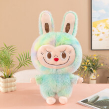 (Green, 80cm) Delightful Tiedye Mink Fur Plush Doll Toy Soft Colorful Stuffed Animal All For Ages