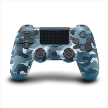 (Camouflage Blue) Hand Ps4 Shanks Six Axis Dual Vibration Bluetooth Levers Wireless Operating