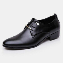 (Black,EU43)Herren Elegant Formell Oxford-Schuhe Leder Business Freizeit Halbschuhe Party Abschlussball Neu