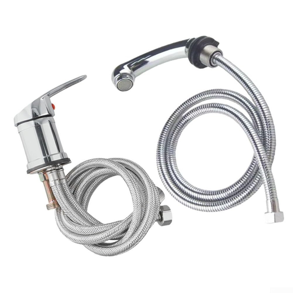 Mixer Taps Sprayer Set For Hairdresser Salon Wash Basin Hand Shower Sink Mixer Tap Set For Motorhome 6493810548574
