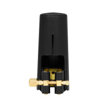 Mouthpiece Ligature Leather For Soprano Saxophone With Plastic Caps And Durable Construction