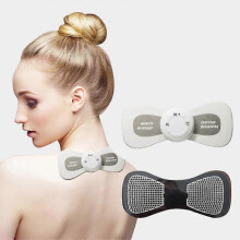 (Rechargeable) Portable Neck Massage Stimulator, Mini Electric Neck Massager Relieves Pain in Neck, Back, Shoulders, Foot, Legs Body Massage