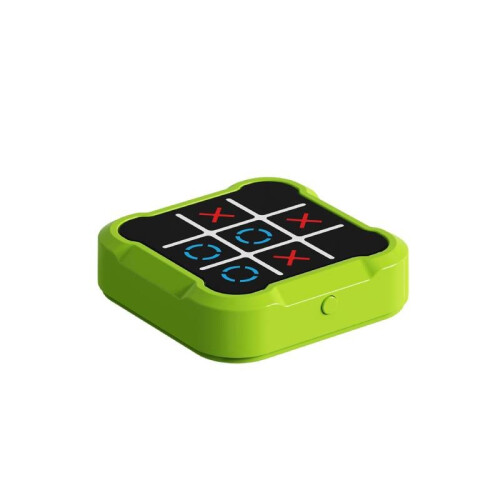 (Green) Tac Tic Toe Electronic Toy Board Multi Function Cognitive Features Emotional