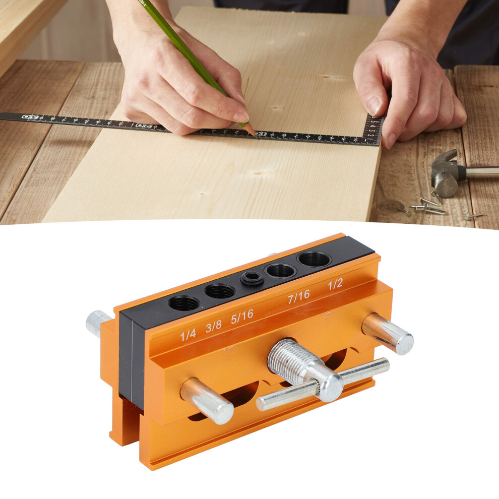 Precision Woodworking Dowel Jig Kit With 6 Bushings & 2 Drill Sleeves 5031337376761