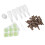 Hydroponic Pods Kit Plastic Peat Baskets Indoor Garden System 15