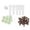 Hydroponic Pods Kit Plastic Peat Baskets Indoor Garden System 3