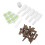 Hydroponic Pods Kit Plastic Peat Baskets Indoor Garden System 16