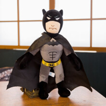 (Batman, 45cm) Avengers Hulk Captain America Batman Plush Toy Gift Doll