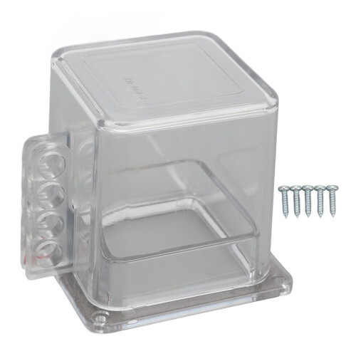Push Button Lockout Energy Isolation Switch Cover D60‑3, Transparent Emergency Stop Protector 1