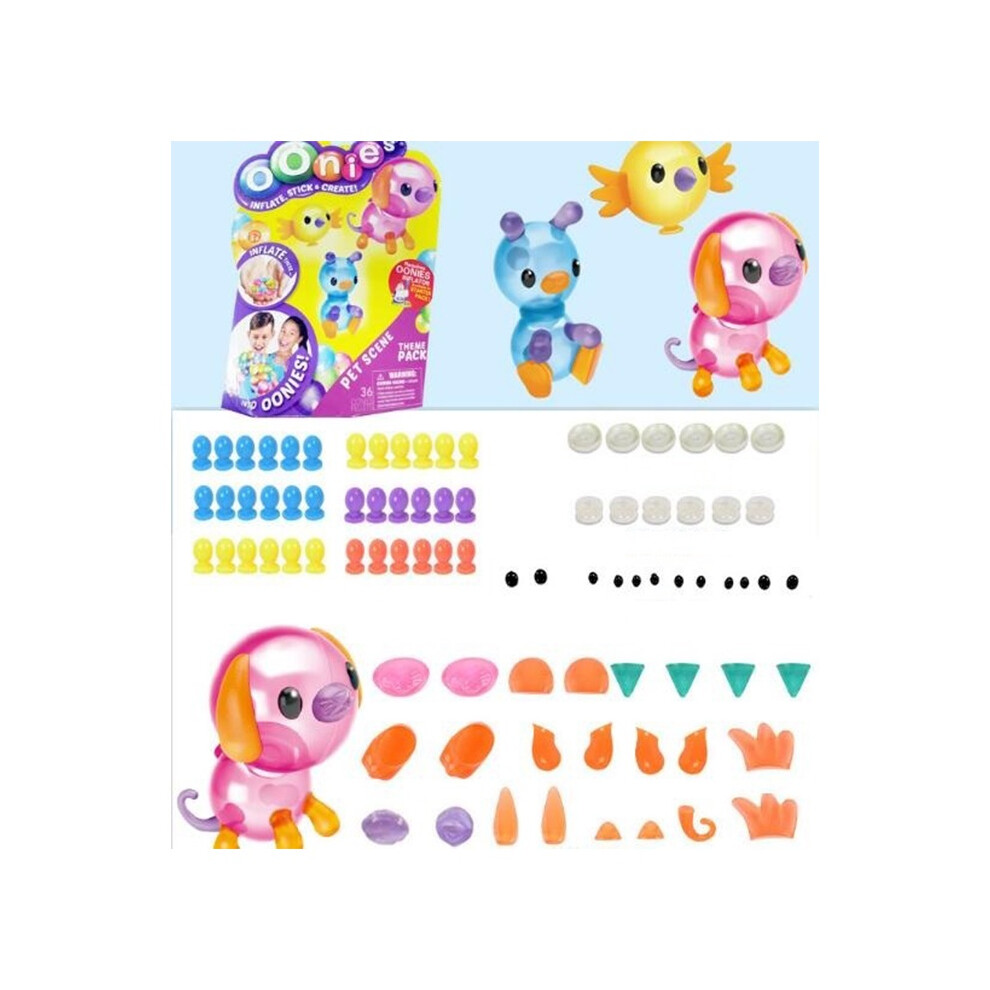 (Pet Pack)Paquete De Recarga Oonies Bola Pegajosa Inflador De Burbujas NiñOs NiñOs HáGalo Usted Mismo Juguete Educativo-image