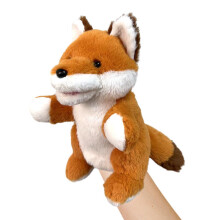 (Fox) Jungle Stuffed Animal Animal Pp Cotton Hand Puppet Cartoon Cute Toy Children