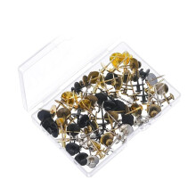 Double-Headed Nails For Hanging Pictures, Decorative Pin Nails, Drywall And Corkboard Compatible, 30-Piece Set