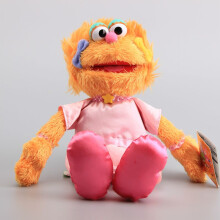 (Zoe 30cm)Sesamstraat Pluche Elmo Zoe Ernie Oscar Koekiemonster Grover Vogel Nwt Speelgoed