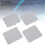 4PCS ABS Side Skirt Rocker Panel Plug Caps for E320 E430 1995-2003 4