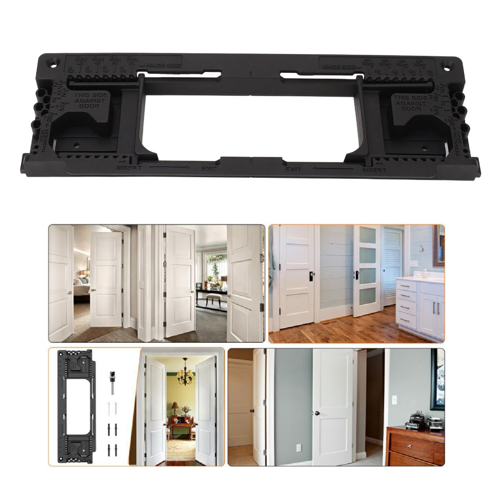 Hinge Router Template Kit For Round & Square Hinges, Abs Durable 9331337382363
