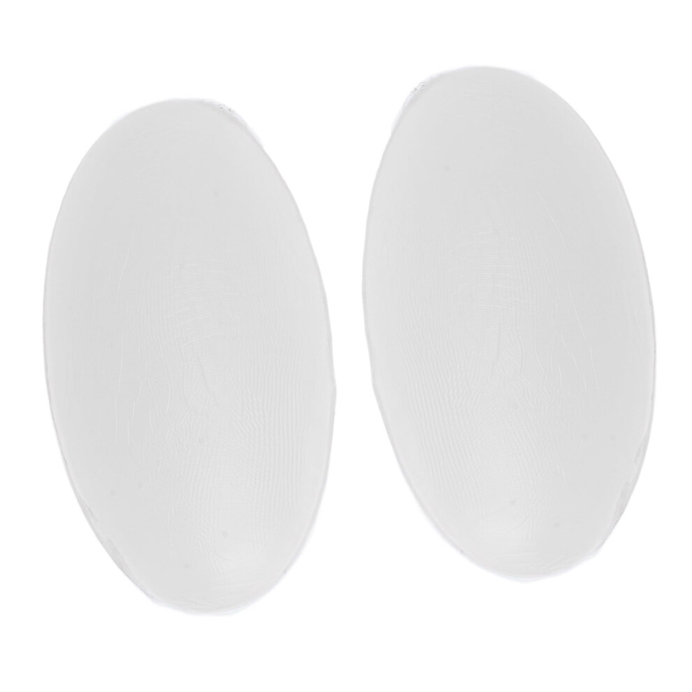 Silicone Adhesive Calf Bath Calf Pads, Anti-Chafing, Breathable, Transparent Size S, Pack of 2, For Crooked or Thin Legs