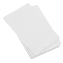 Pack of 20 Business Cards Blank ID Cards PVC White For ID Printers Printable Note Cards