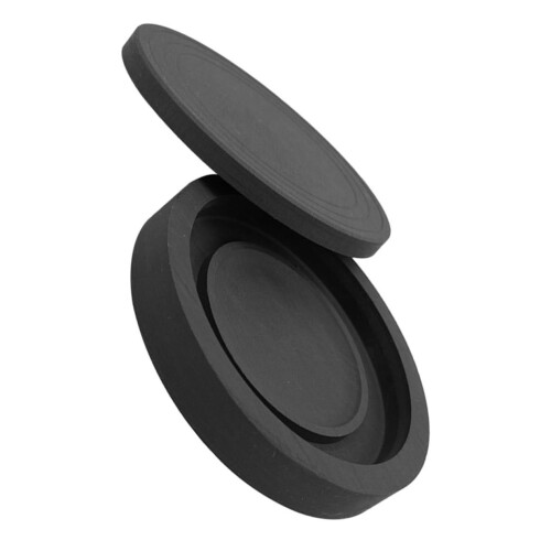 Ink Stone With Sea Ripple Pattern Chinese Calligraphy Ink Stone For Writing Black