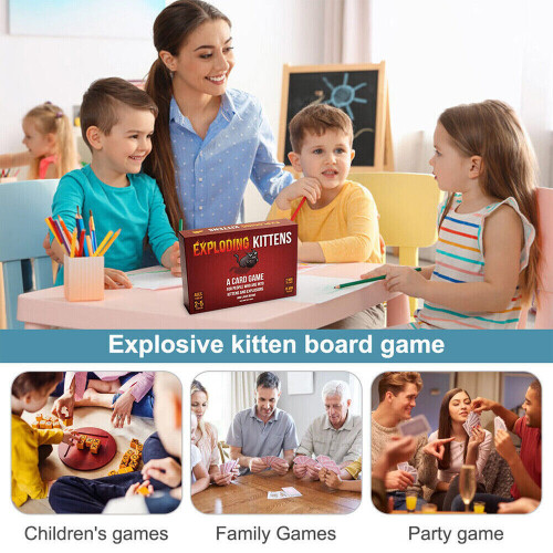 Exploding Kittens Original Edition Kartenspiele Partyspiele Erwachsene Kinder Teens 1