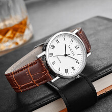 (StyleF)Wasserdichte Herrenuhr mit Quarzwerk und 40 mm Zifferblattdurchmesser