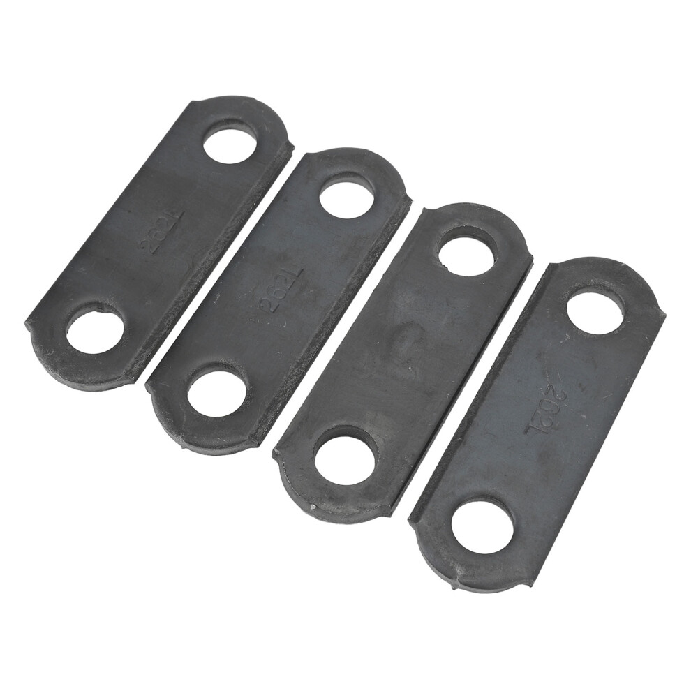 Sturdy 4 Pcs 2 5/8" Center Double Eye Spring Shackle Straps For Trailers 3151337385067