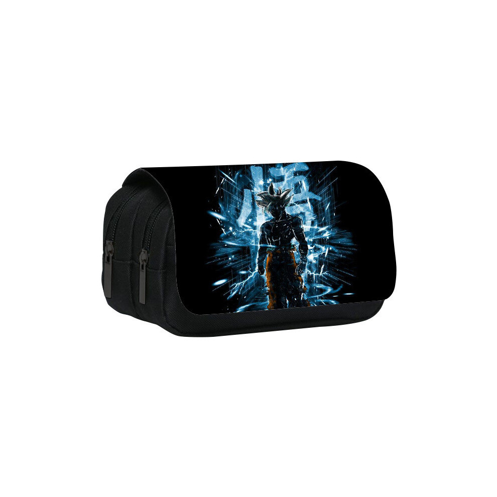 (14) Dragon Son Ball Goku Pattern Double Layer Student Bag Stationery Storage-image-OPC-PJG8MBX-NEW