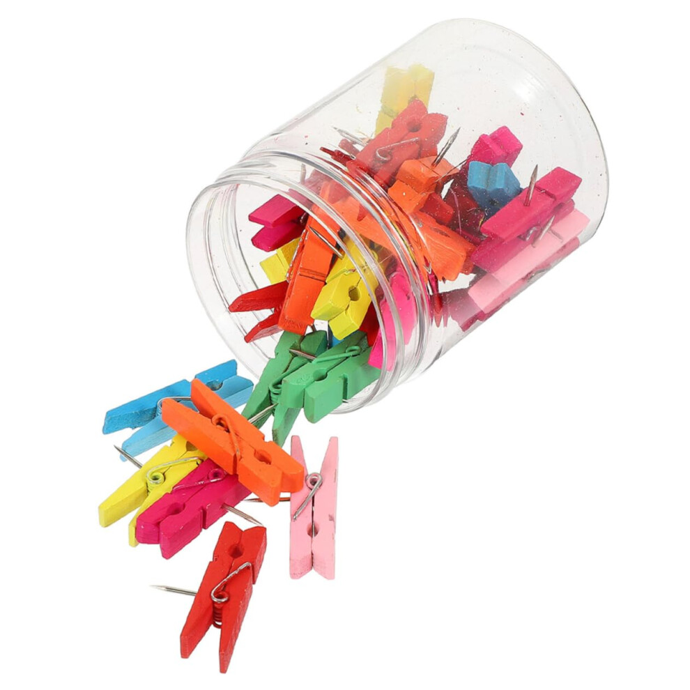 Push Pins 50 Pieces - Classroom Decor, Large Bulletin Board Pins, Sturdy And Durable For Photos And Bulletin Boards 6276012283234