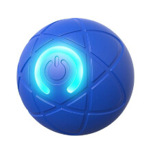 (Blue)Bissfester neckender Hundeball Smart Automatisch hüpfende Rollbälle Spielzeug Haustier