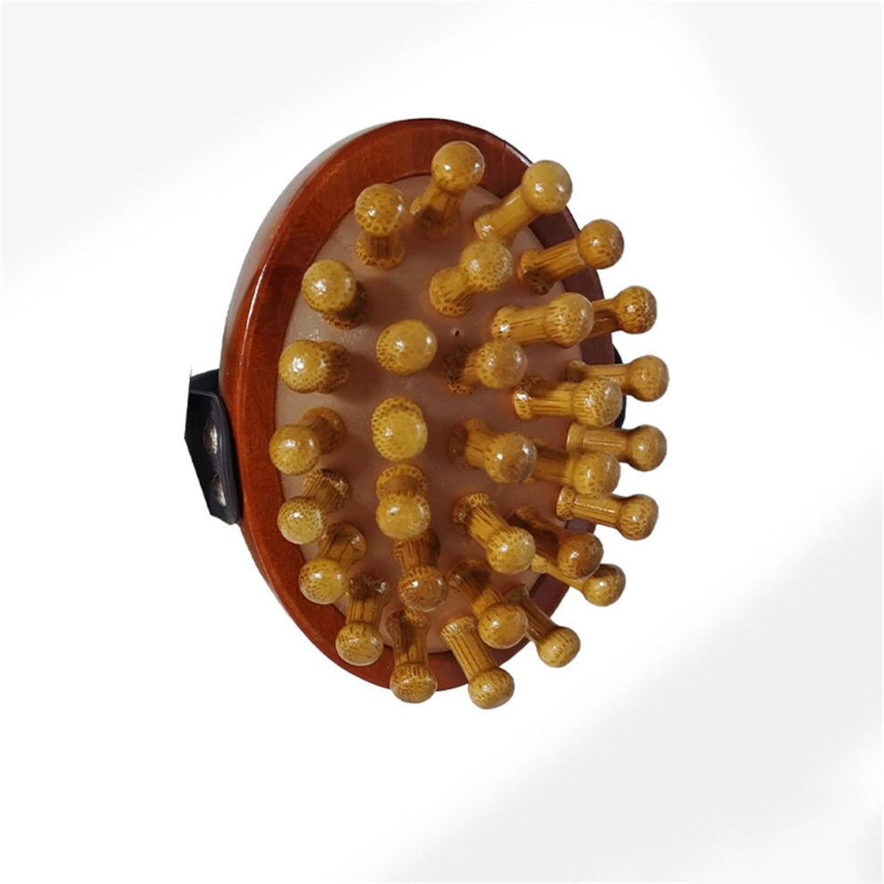 Meridian Massage Brush Gua Sha Head 1Pcs Lymph Drainage Body Relief Wood Therapy Meridian Pressure Brush Simplex-B