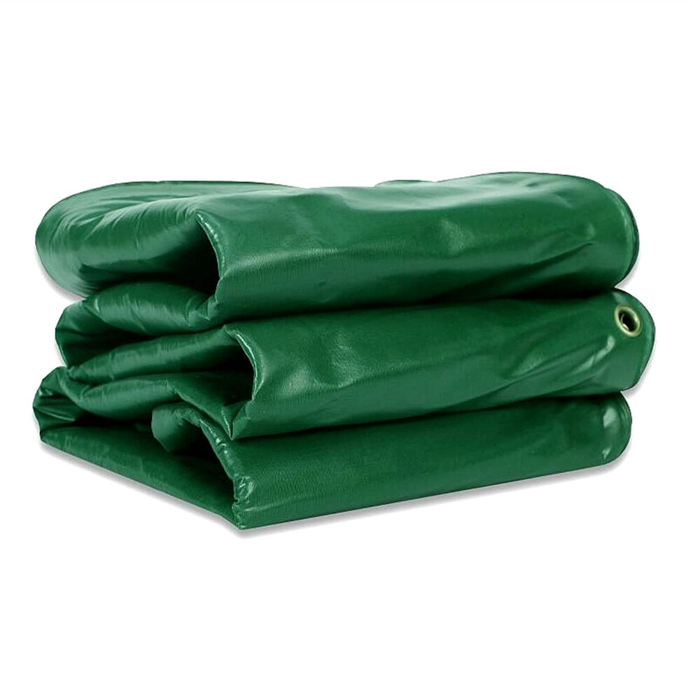 Tarpaulin Adjustable Size Pvc Coated Tarp For Rainproof Fabric Waterproof Ground Tent-Trailer Cover Durable Tarp 2X2m 6482260444123