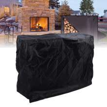 4FT Oxford Waterproof Firewood Rack Cover, 121.9x61x106.7cm