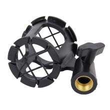 Microphone Shock Mount Clip Anti Vibration For Recording Studio, Universal Metal Condenser Mic Shockmount