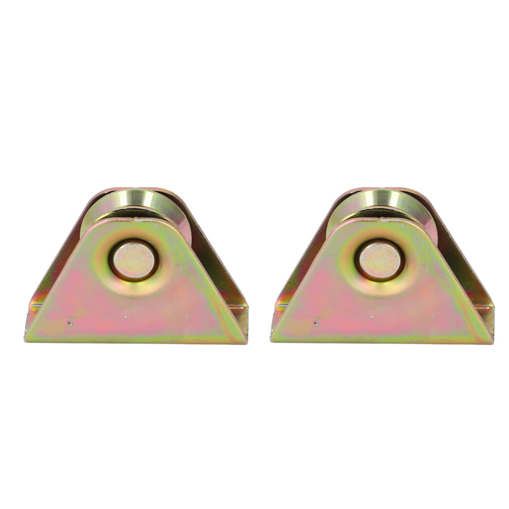 Industrial Use V Groove Pulley 38Mm Galvanized 2Pcs With 150Kg Load 9481337398212