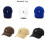 (White)Gorra de béisbol sombrero para el sol ala ancha material de algodón ajustable moda transpirable 10