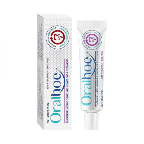Denture adhesive, thermoplastic denture adhesive, comfortable, secure denture grip for up to 7 days 1