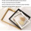 Schwebender Rahmen Double Glass Floating Frame For Hover Effect Double-Sided Retro Photo Frame Black 5-Inch 4 cm Thick 5