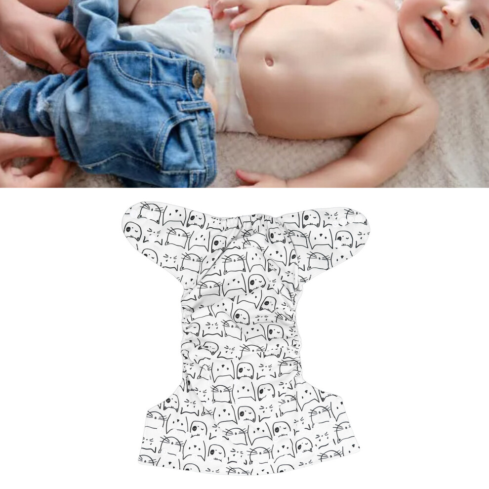 Baby Leakproof Washable Cloth Diaper Cover, Adjustable, Breathable for 0-3 Years-image-OPC-PJG9TWY-NEW