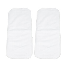 2pcs Cloth Diaper Insert, 4-Layer Microfiber, 17x41cm, Washablefor 3-6Y